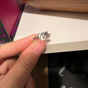 James Avery Initial “m” Ring.